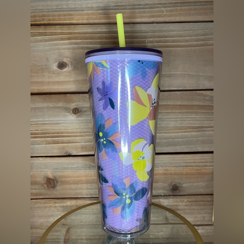 NEW Starbucks - 2023 Drifting Magnolias Floral Venti 24oz Tumbler Cold Cup NWT